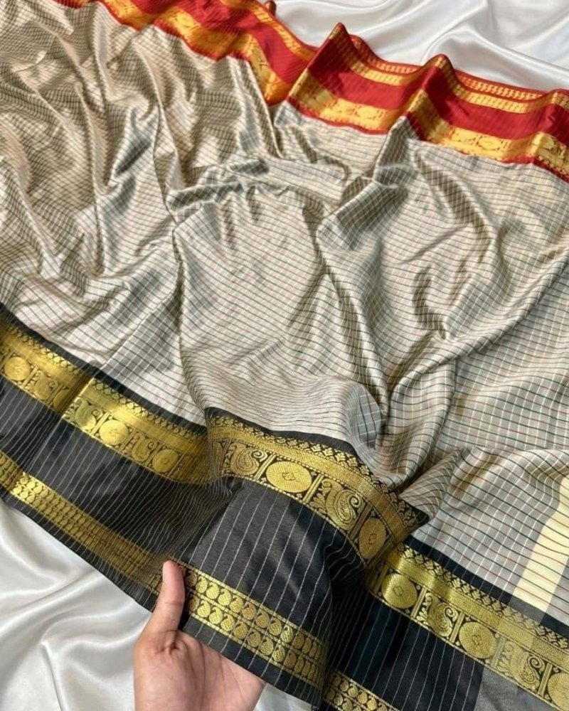 Kaveri By Aab Art Kanchivaram Silk Saree
